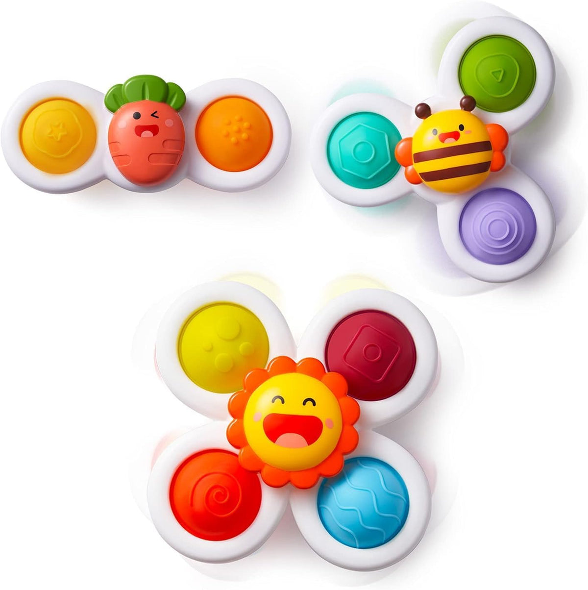 Jouets rotatifs Fidget à ventouse puissante