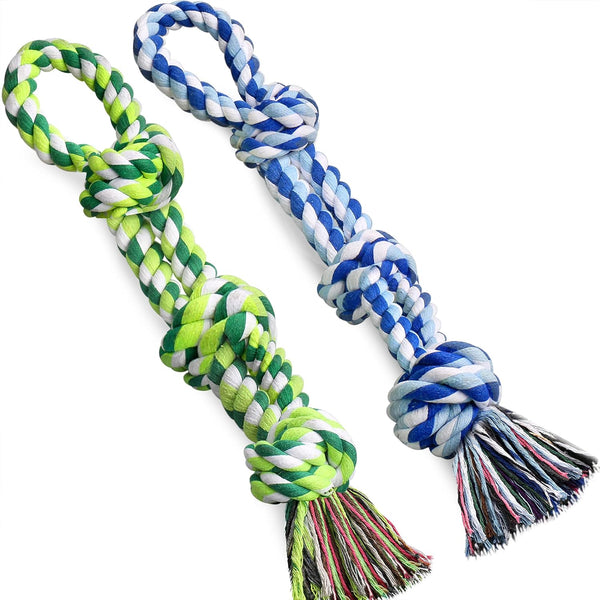 Nearly Indestructible 2 Pack Rope Dog Toys
