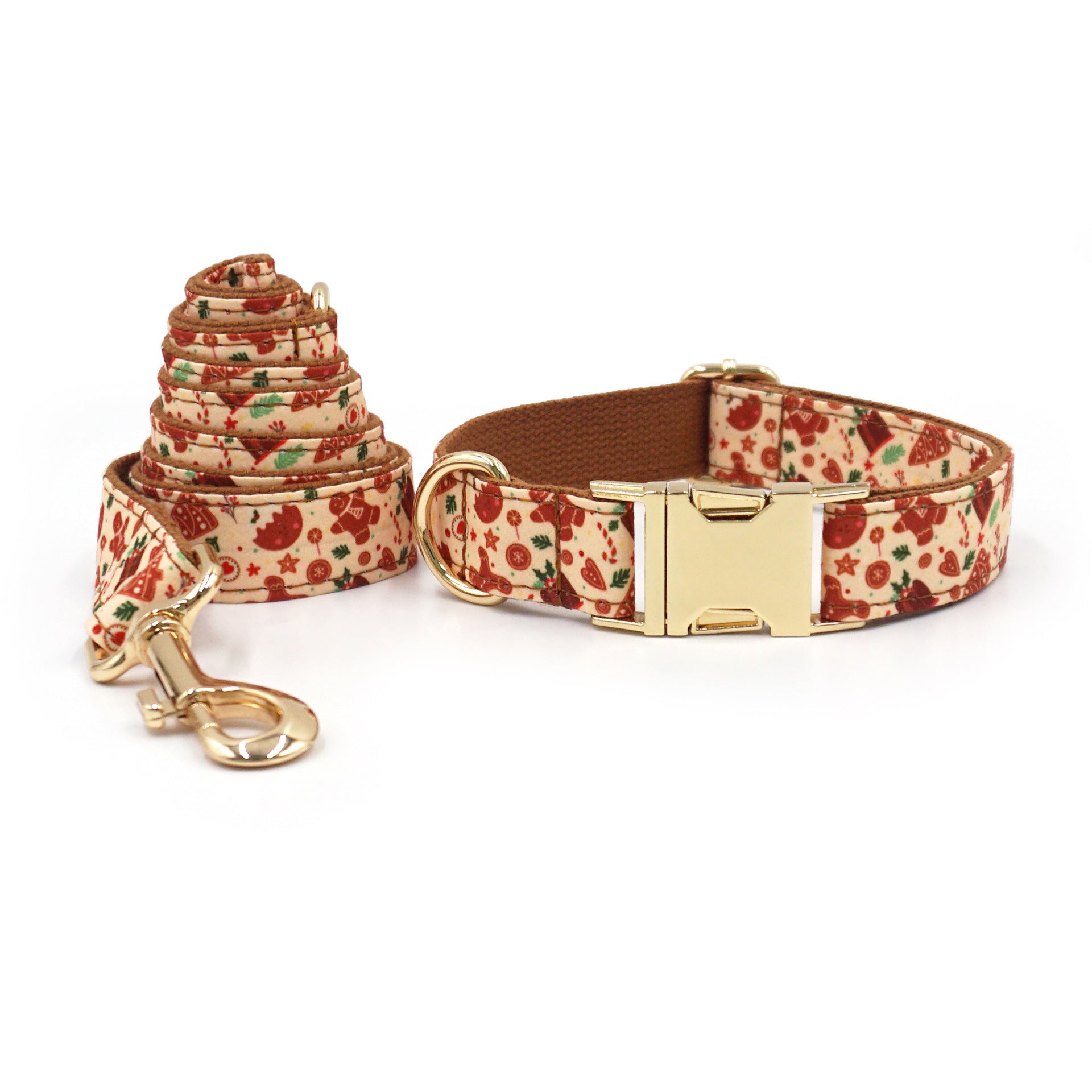 Collier et laisse pour animaux de compagnie de la série Noël