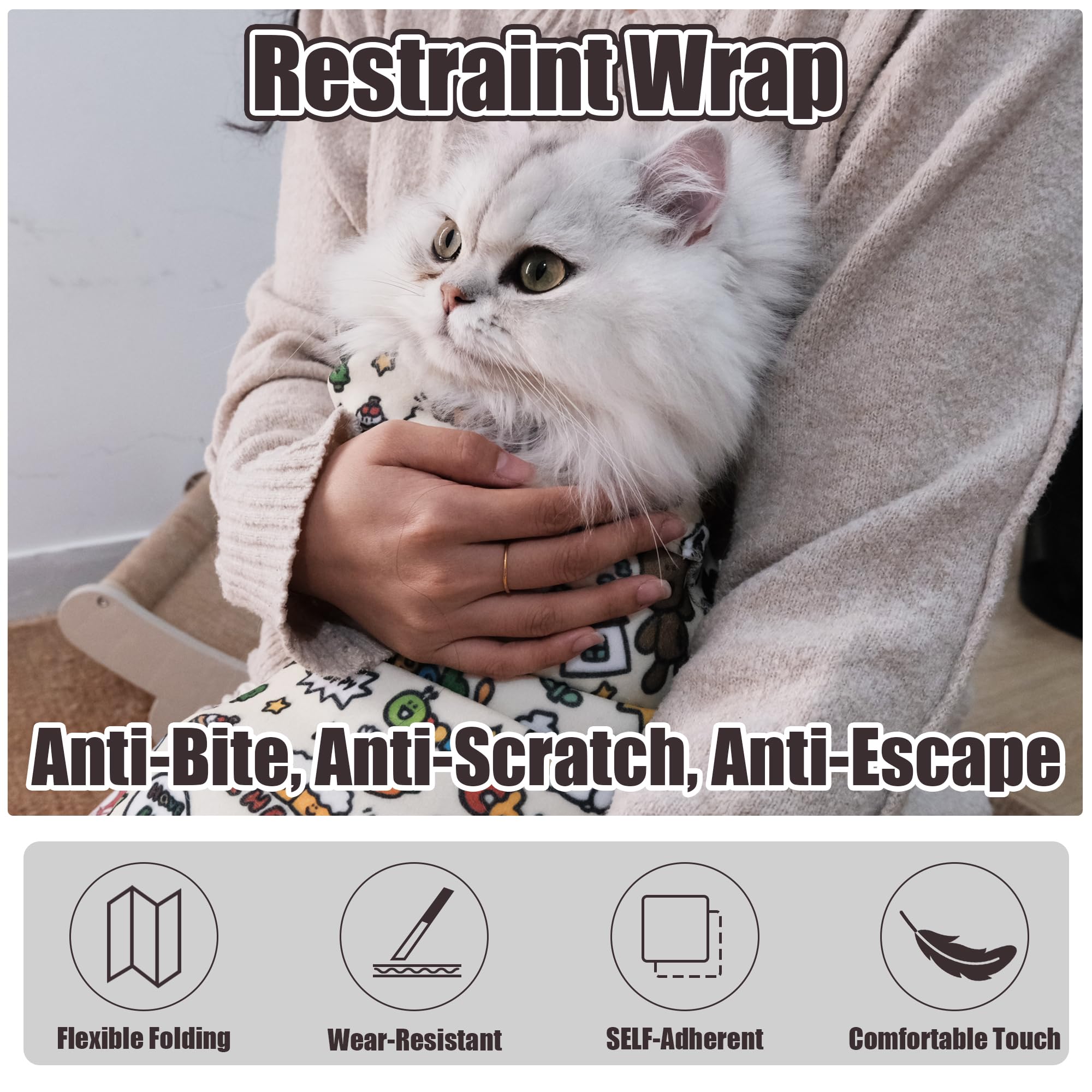 Tissu Velcro Pour Chat Auto-adhésif Multifonctionnel