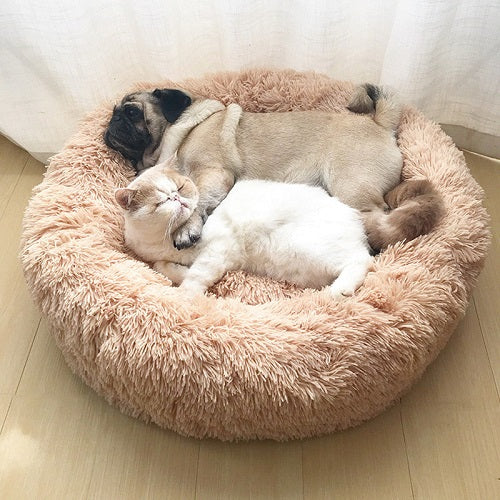 Calming Cat Beds - Lit Original Anti-Anxiété pour Chat et Chien, Lit Douillet et Calmant Donut pour Chat et Chien