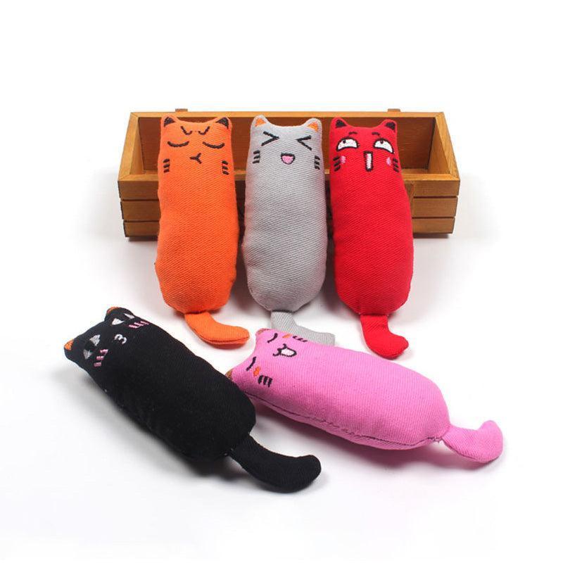 5 jouets à mordre en cataire résistants pour chat