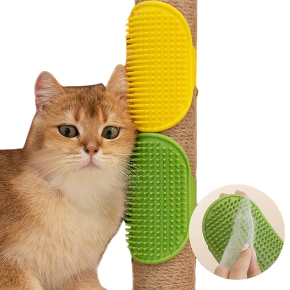 Tapis de brossage en silicone – Auto-toiletteur 2-en-1