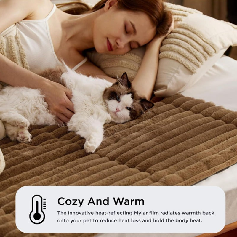 Lit auto-chauffant pour animaux de compagnie