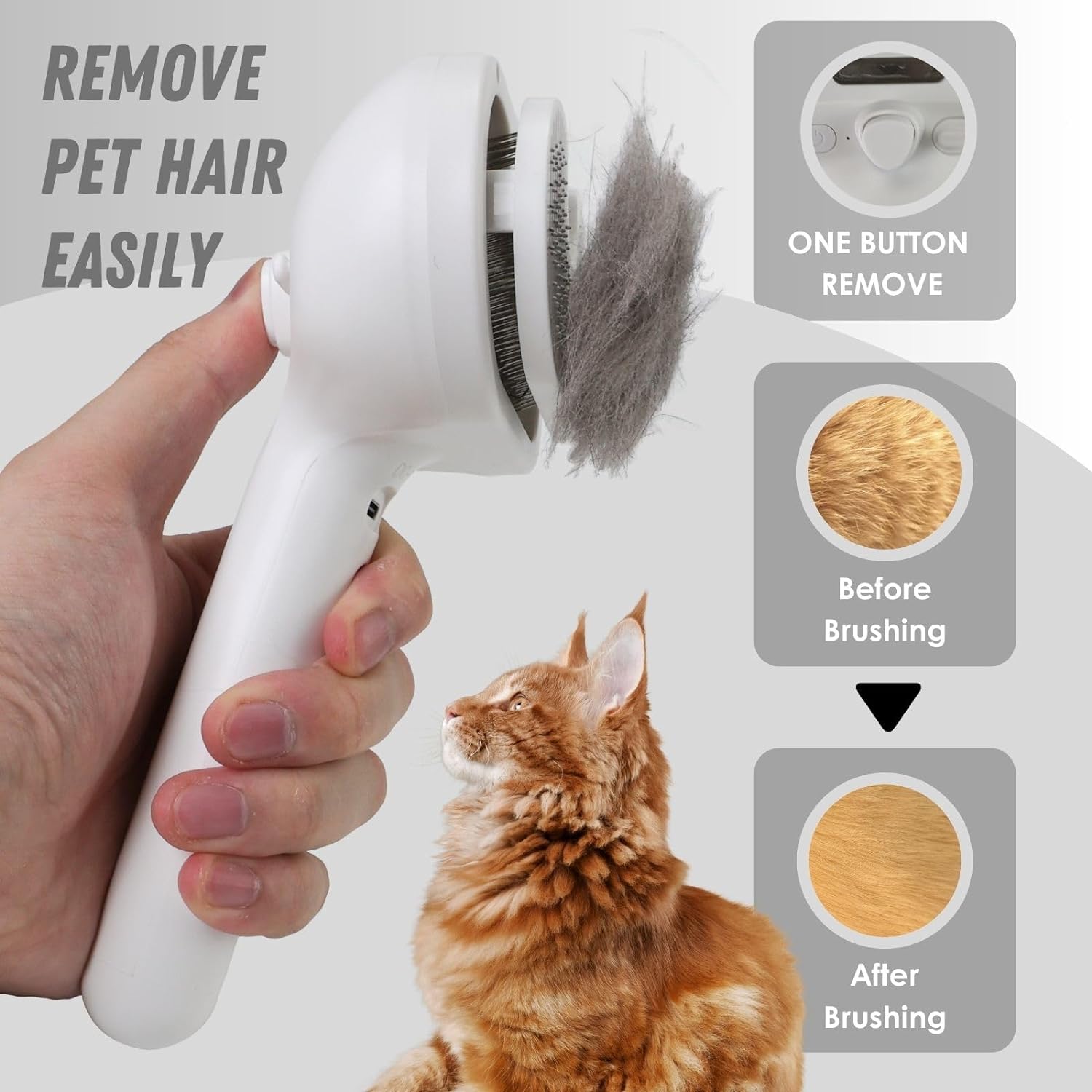 Brosse de massage Mist
Puff
Brosse de toilettage pour chat