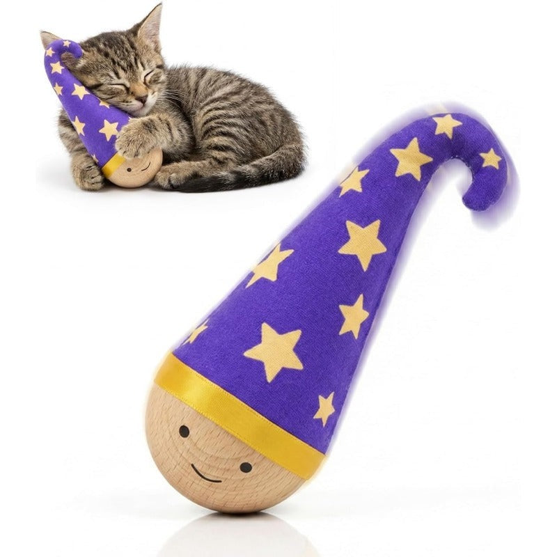 Jouet balancier en bois pour chat