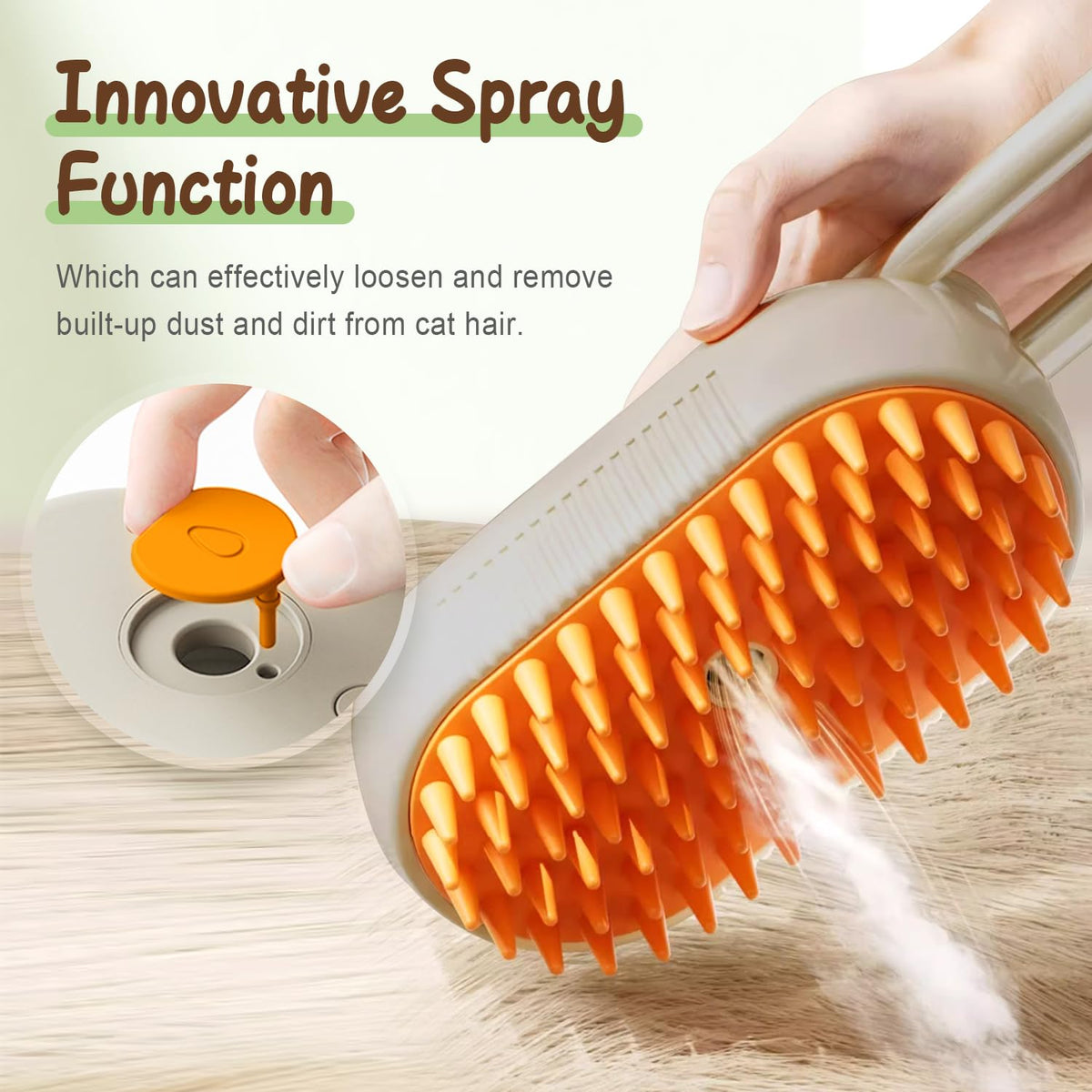 PuffEase Spritz : Peigne dépilatoire rapide et facile pour animaux de compagnie