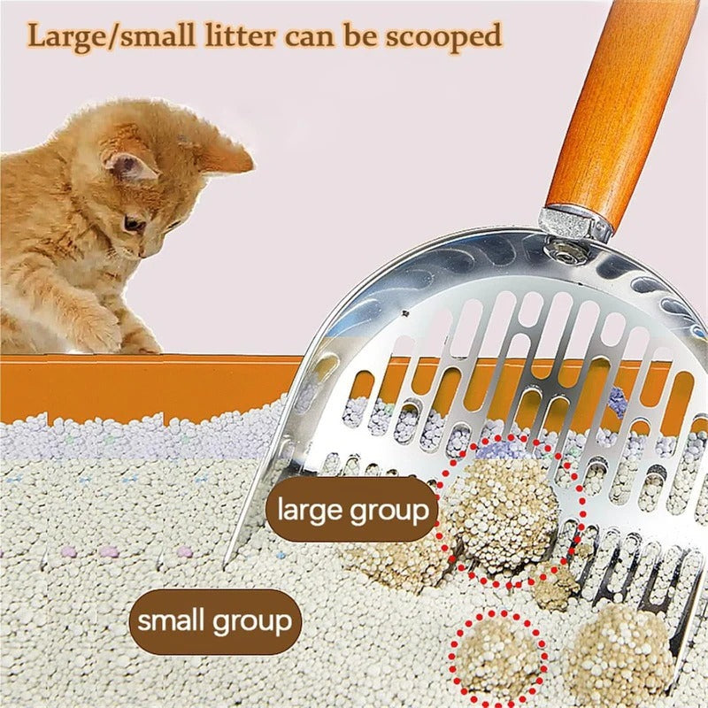 Pelle à chat en acier inoxydable