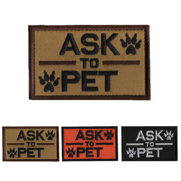 Patch for Dog Harness - ASK TO PET