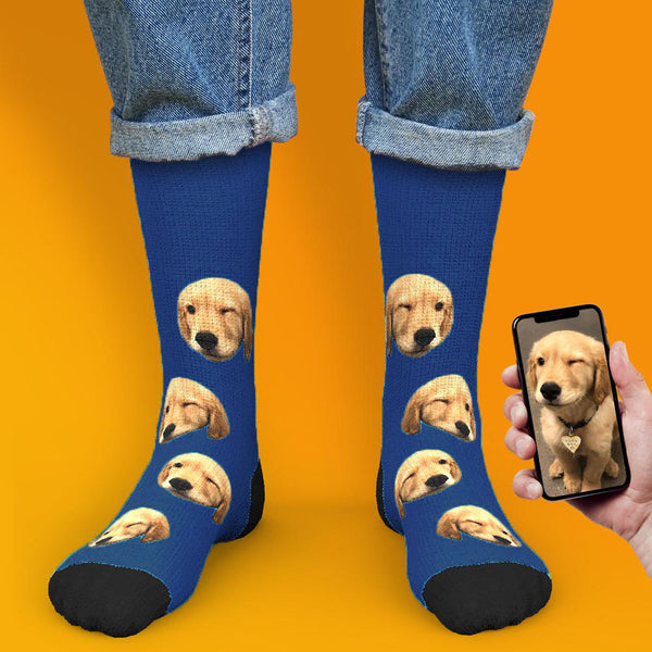 Custom Socks Face Socks Photo Socks with Your Text Colorful Socks for Pet
