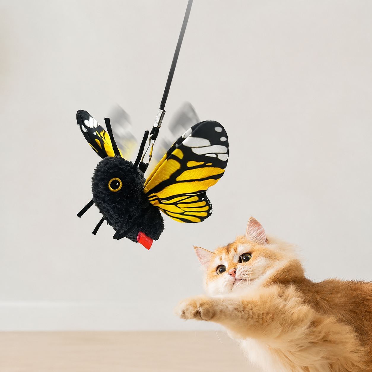 Jouet Interactif Chat Papillon Flottant