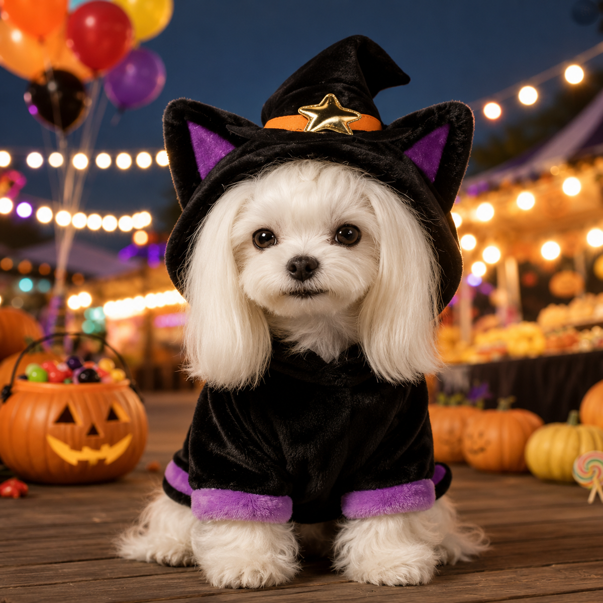 Halloween Pumpkin Pet Hoodie