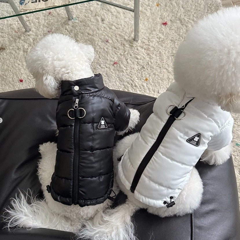 Doudoune chaude d'hiver pour chien