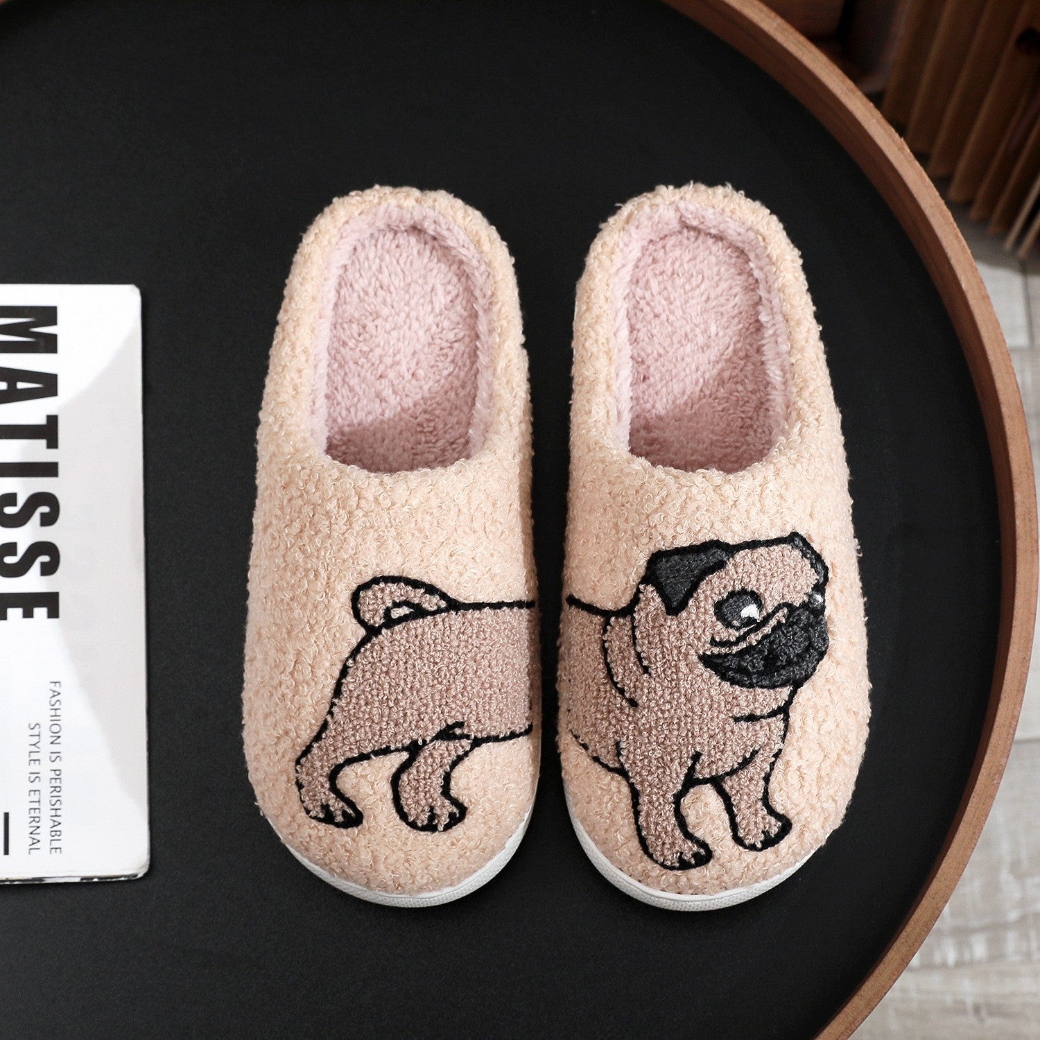 Pantoufles unisexes pour amoureux des animaux de compagnie