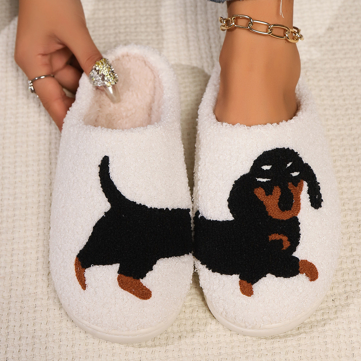 Pantoufles unisexes pour amoureux des animaux de compagnie