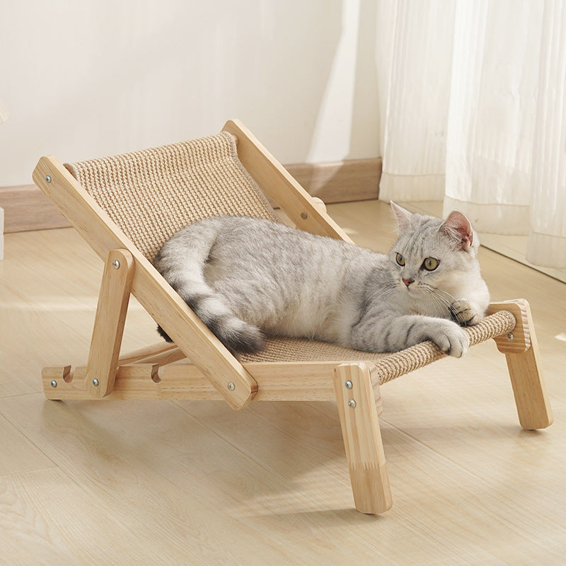 Yopoll CHAISE LONGUE CAT LOUNGER SnoozeScratch