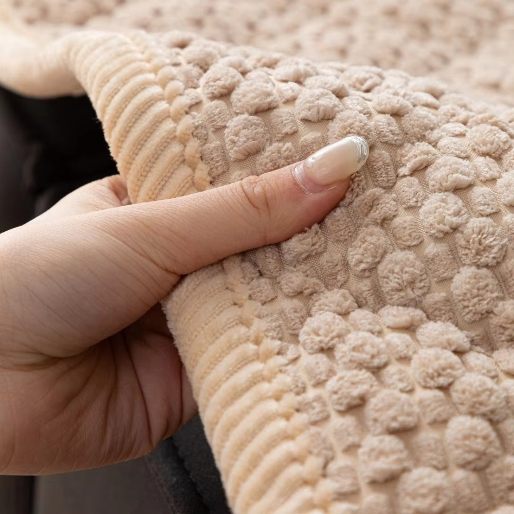 Housse de protection texturée matelassée pour canapé, anti-animaux de compagnie
