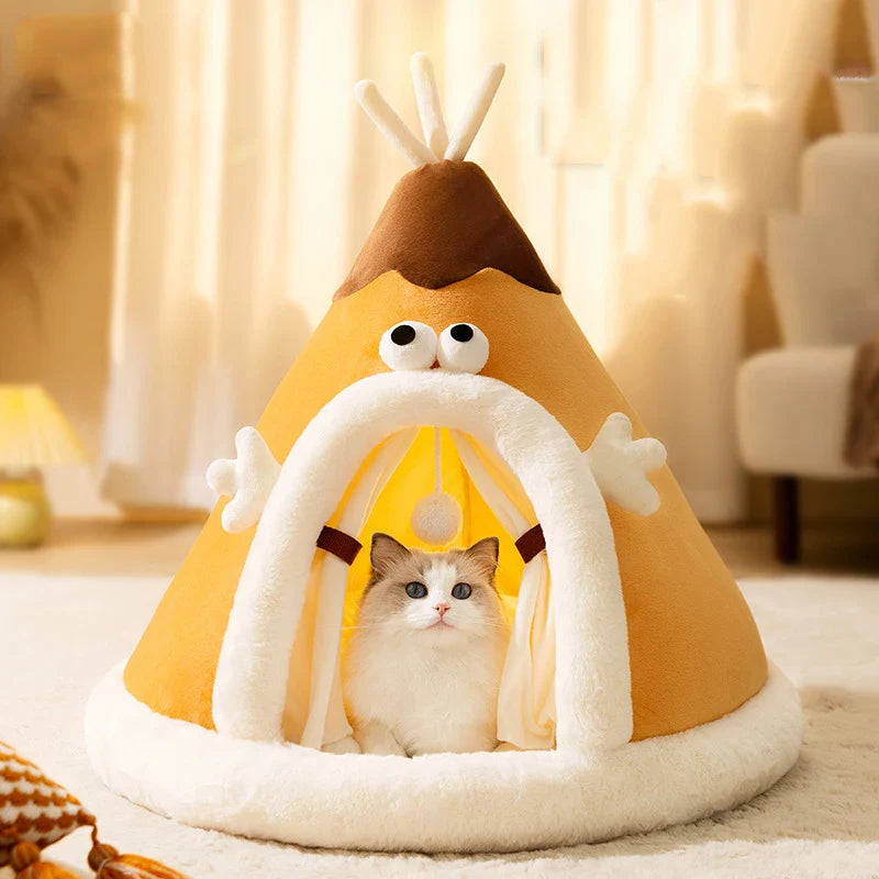 Tente pour animaux de compagnie Triangle Mignon et Chaud