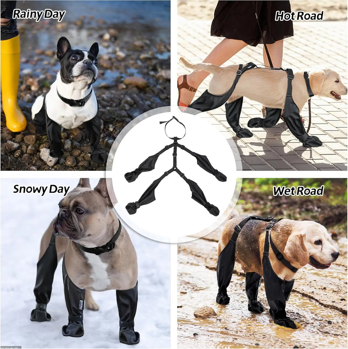 Salopette de protection imperméable pour chiens