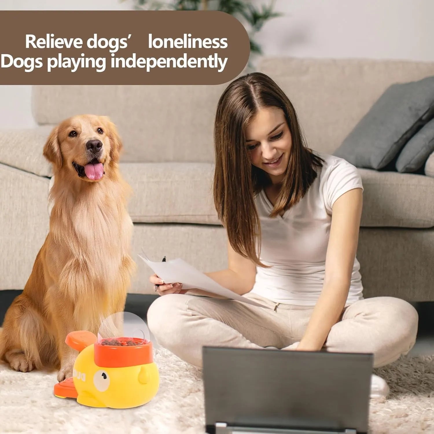 Distributeur de friandises pour canard, distributeur de friandises pour chien canard