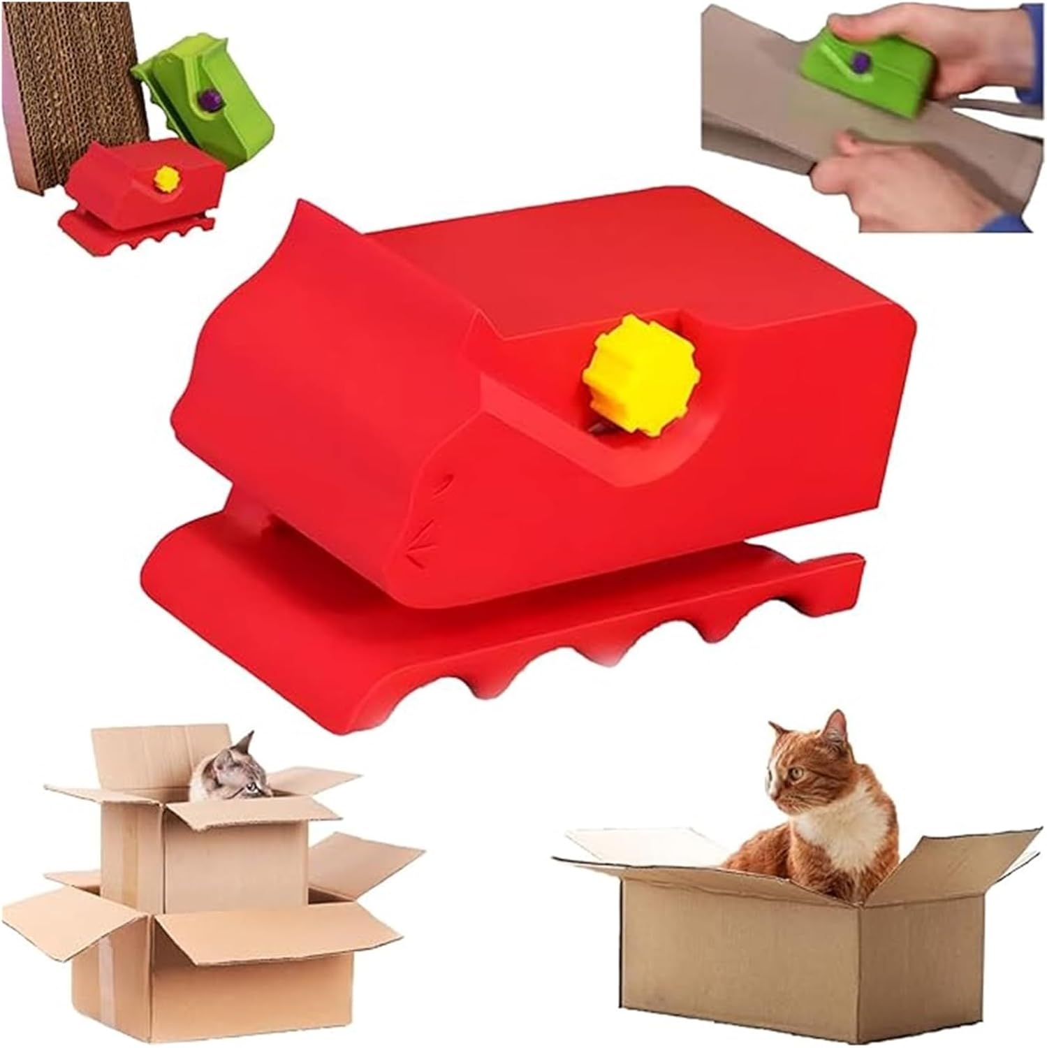 Coupe-carton pour griffoir pour chat DIY | Outil de découpe de bande sécurisé