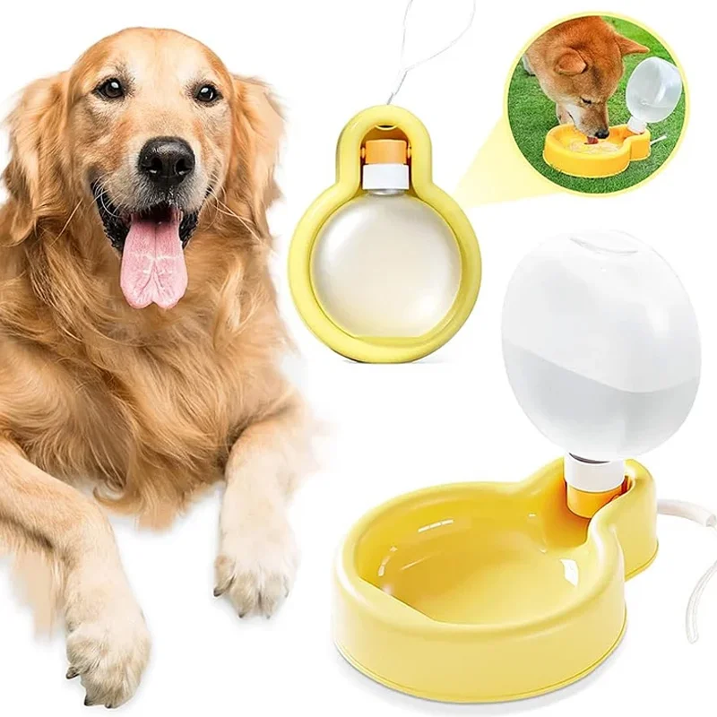 Bouteilles portables pour l'eau des chiens de compagnie