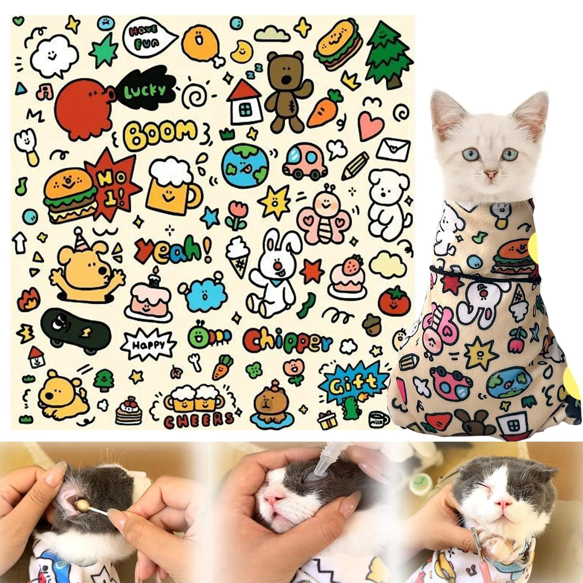 Tissu Velcro Pour Chat Auto-adhésif Multifonctionnel