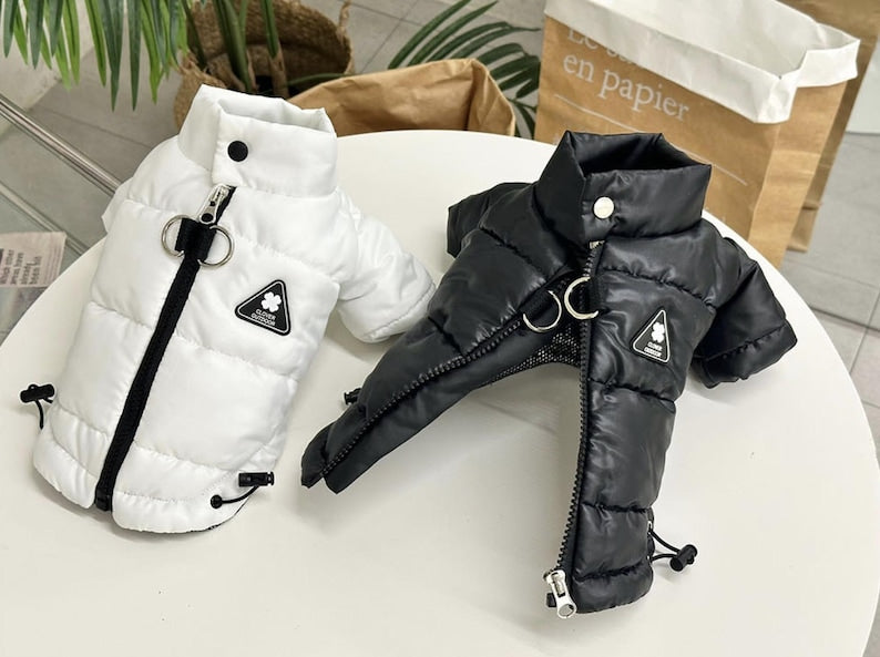 Doudoune chaude d'hiver pour chien