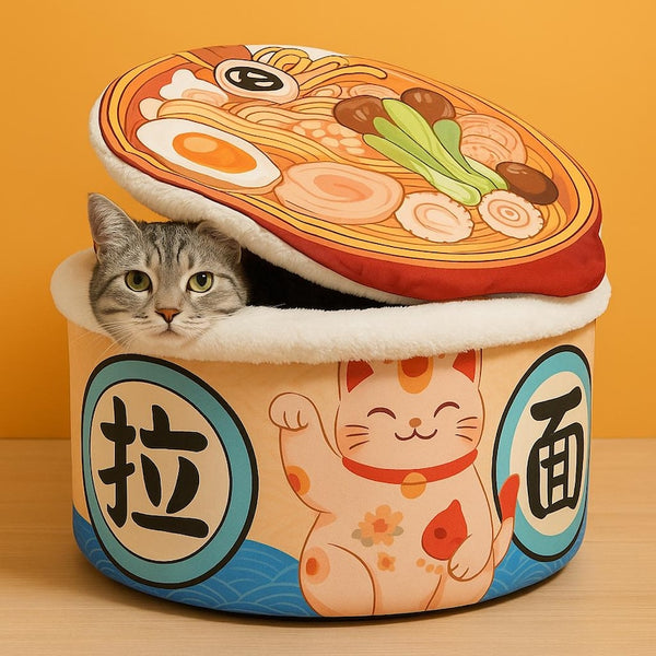 Cozy Noodle Cup Pet Bed