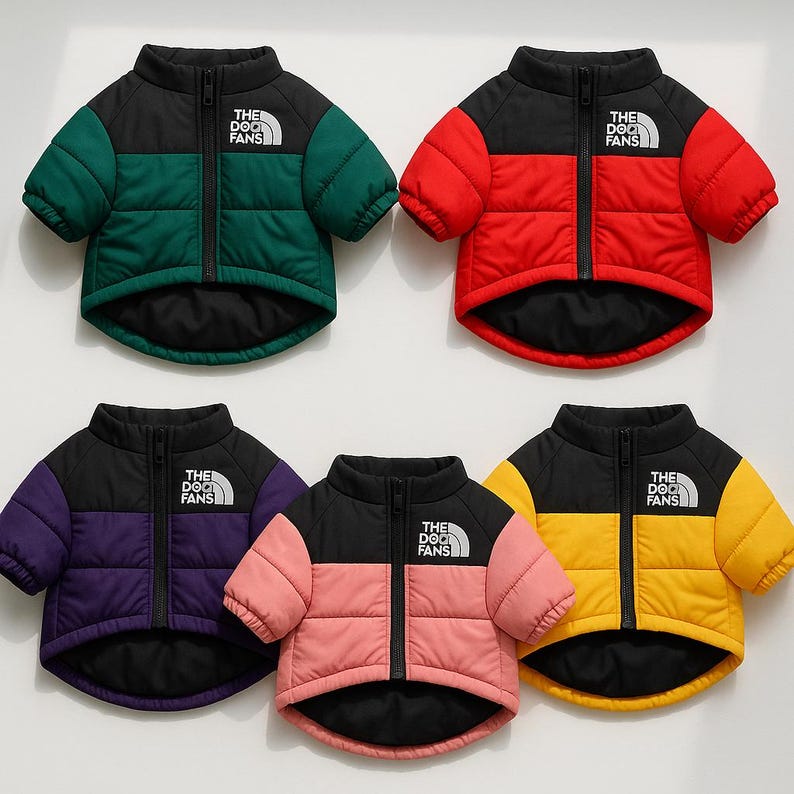 Doudoune chaude pour chien – Manteau d'hiver pour petits et grands chiens