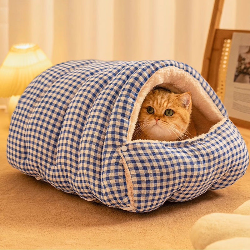 🐈New Removable and Washable Winter Closed-Off Cat Bed 🐾