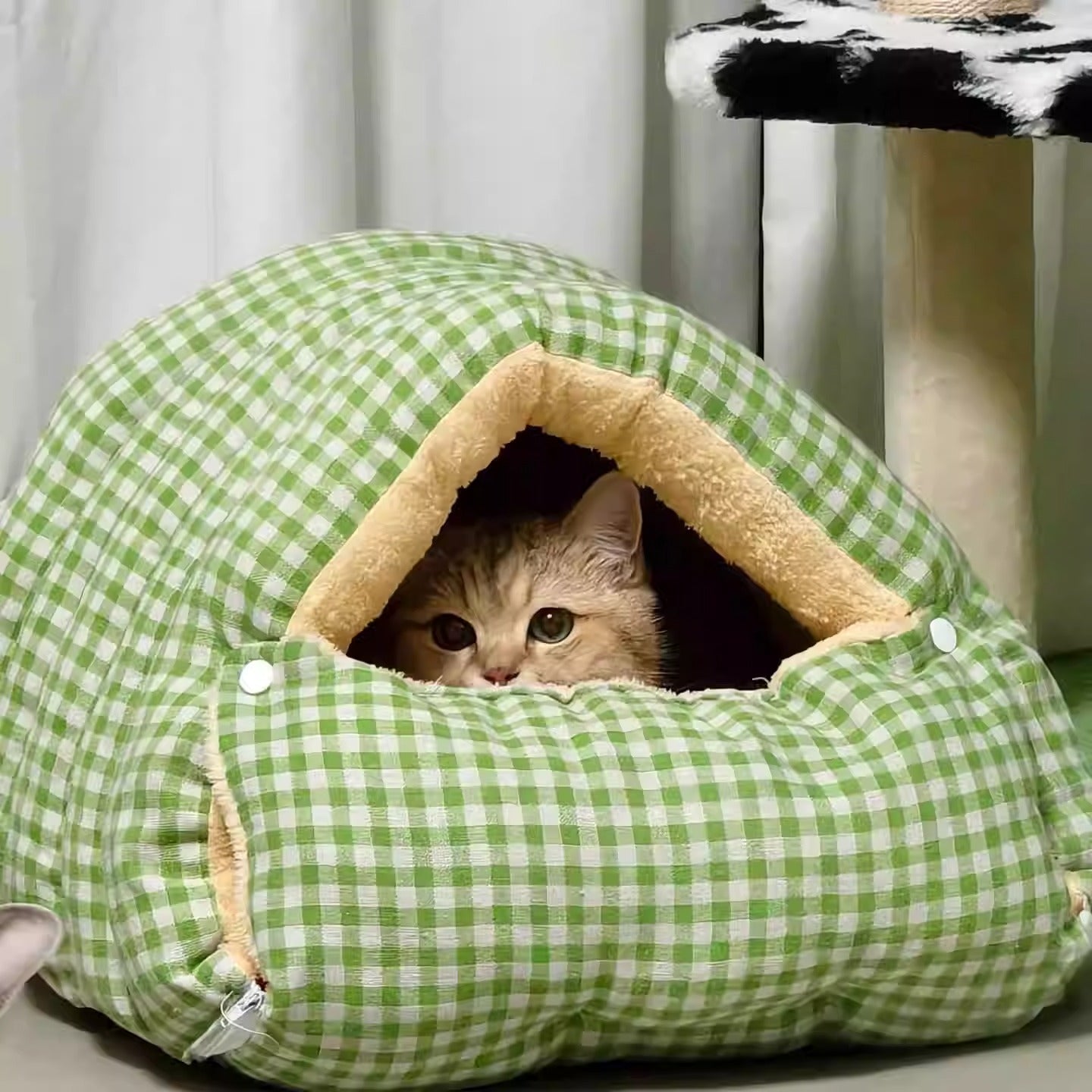🐈New Removable and Washable Winter Closed-Off Cat Bed 🐾