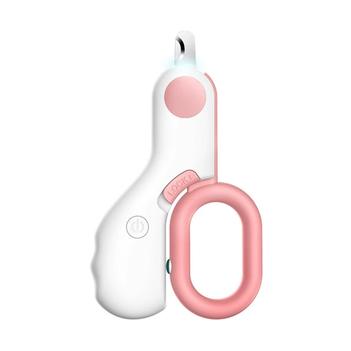 Pink Best LED pet nail clipper – stress-free grooming tool for all pets.