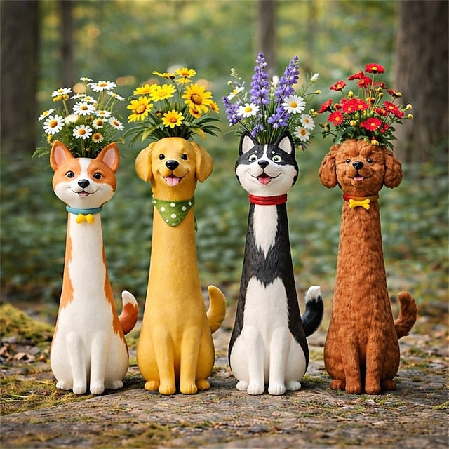 Handmade Quirky Cat-Shaped Vase
